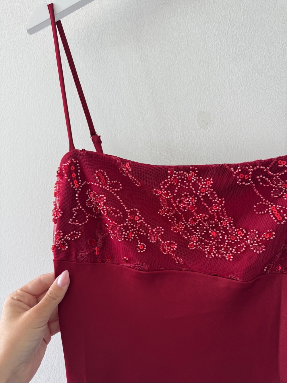 PRINCESS POLLY Engracia Sequin Satin Gown 10 - Picture 5 of 6